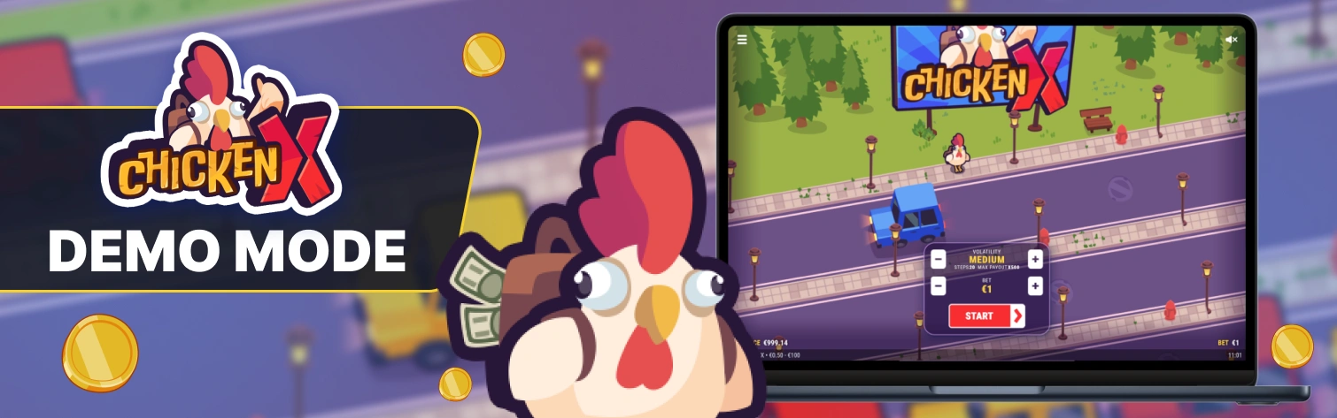 Chicken X Demo Mode Image.