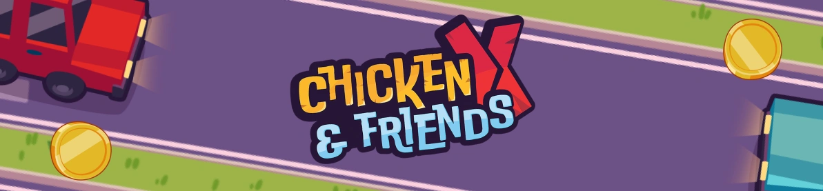 Chicken X & Friends Wide Banner.